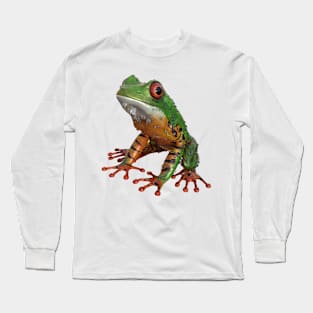 Frog/Red-Eyed Amazon Tree Frog Long Sleeve T-Shirt